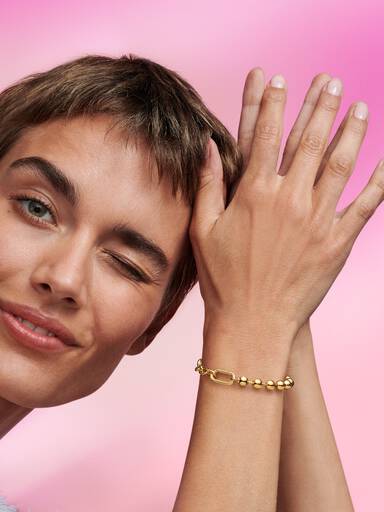 Pandora ME Metallperlen & Gliederkettenarmband