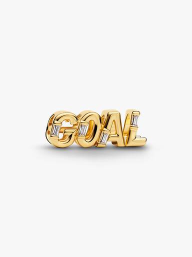 Goal Schriftzug Charm