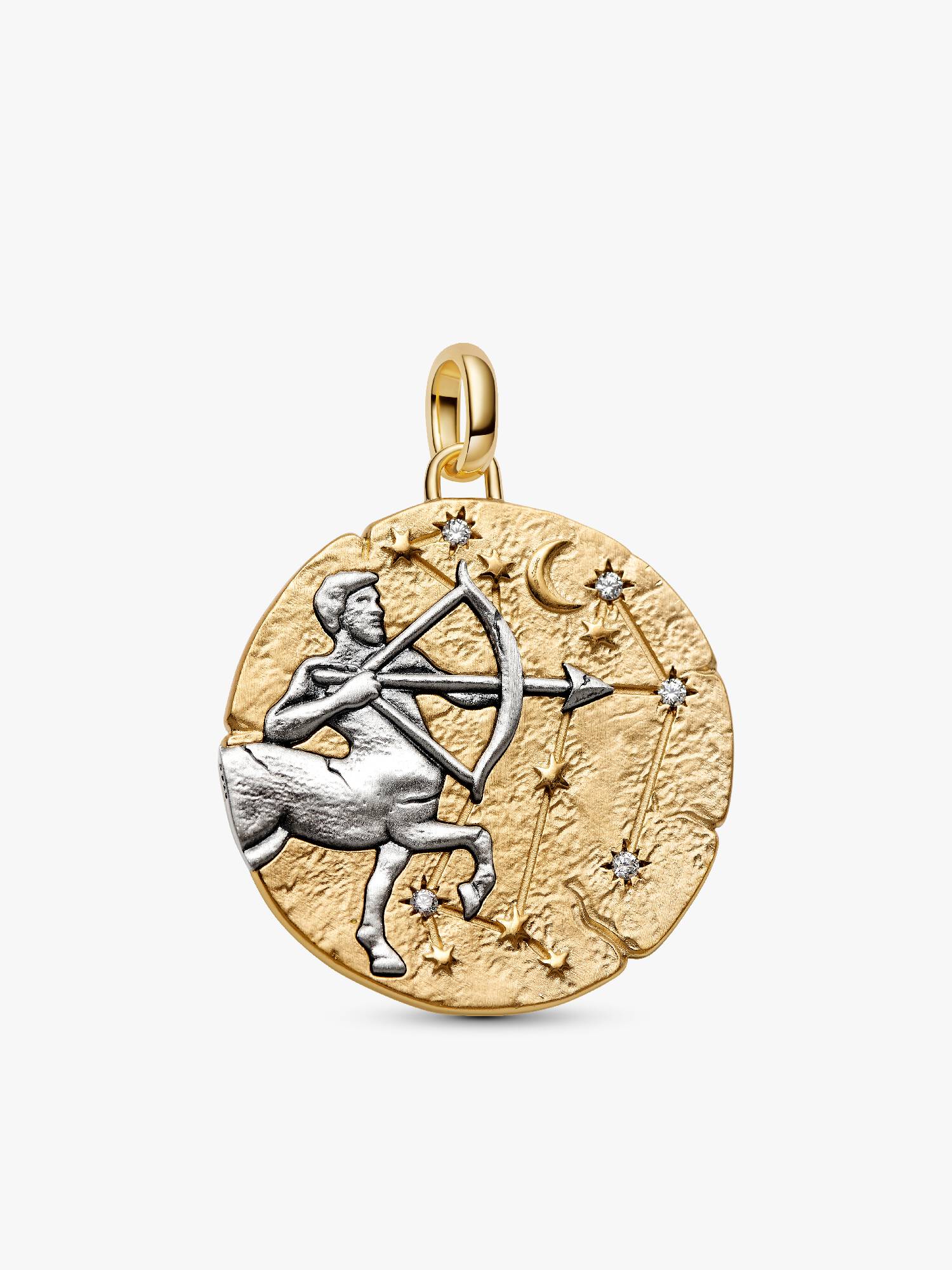 Sternzeichen Schütze Großes Medaillon-Charm