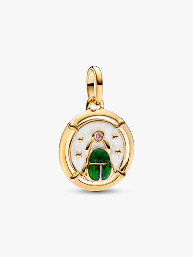 Skarabäus-Käfer Medaillon-Charm