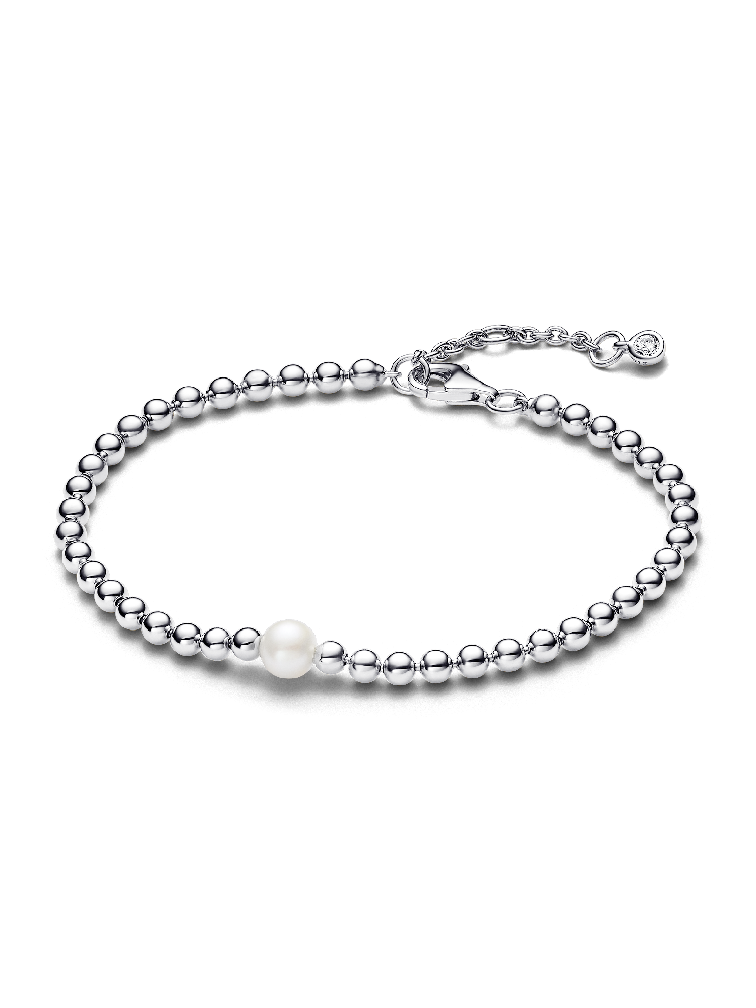 Behandelte Süßwasserzuchtperle & Kugeln Armband