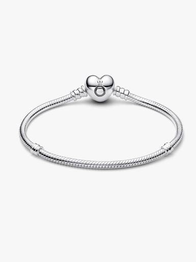 Moments Herz und Schlangen-Gliederarmband