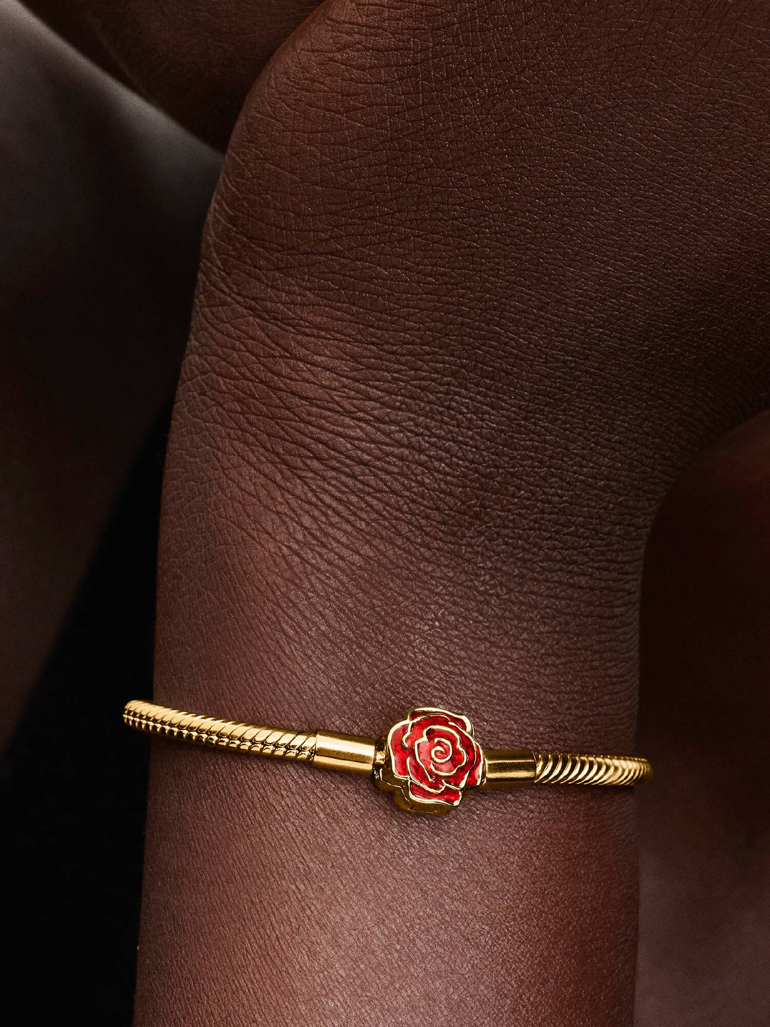 Disney Die Schöne und das Biest Magische Rose Schlangen-Gliederarmband