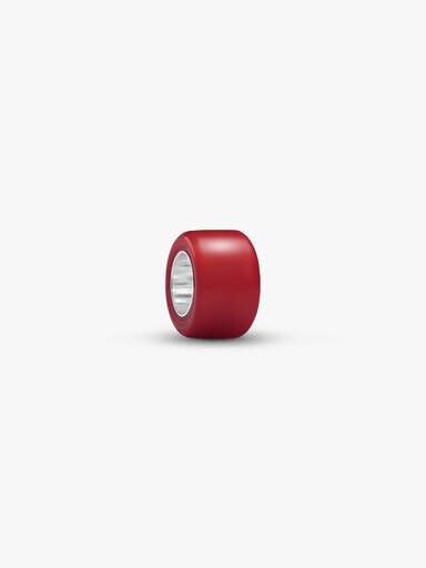 Roter Murano-Glas Mini-Charm