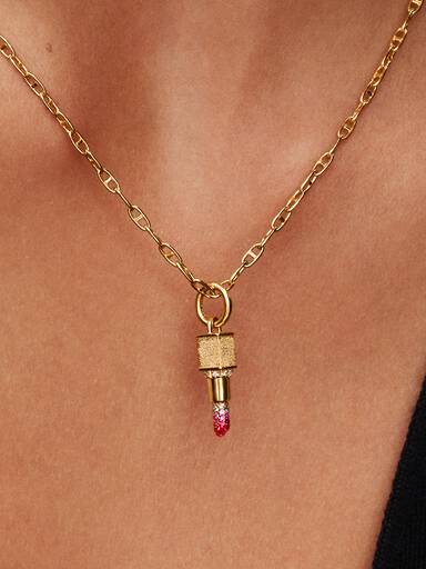 Pat McGrath The Red Lip Statement Charm-Anhänger