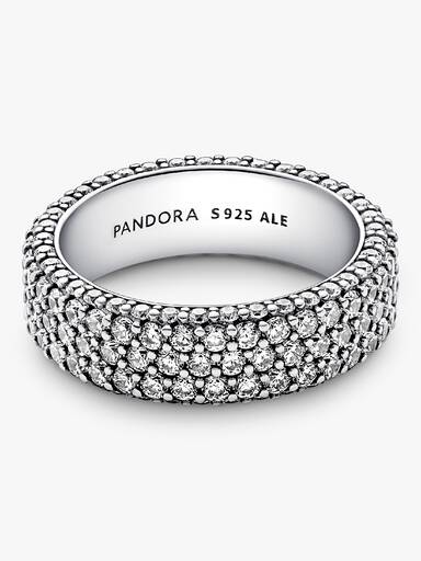 Pandora Timeless Dreireihiger Pavé Ring