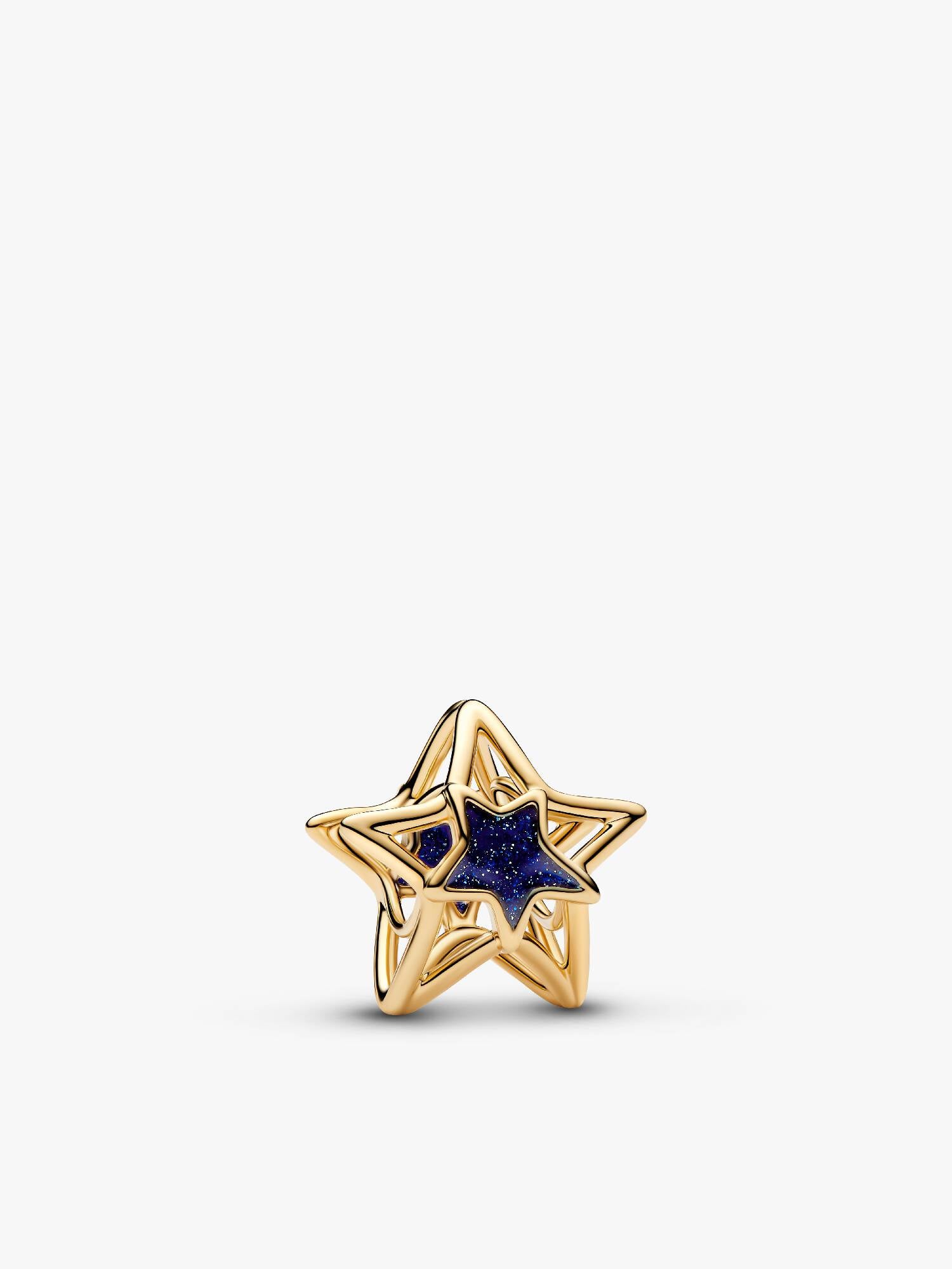 Stern Offen gearbeitetes Charm 