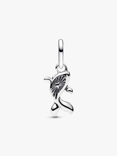 Roter Murano-Glas Koi-Fisch Mini-Charm-Anhänger