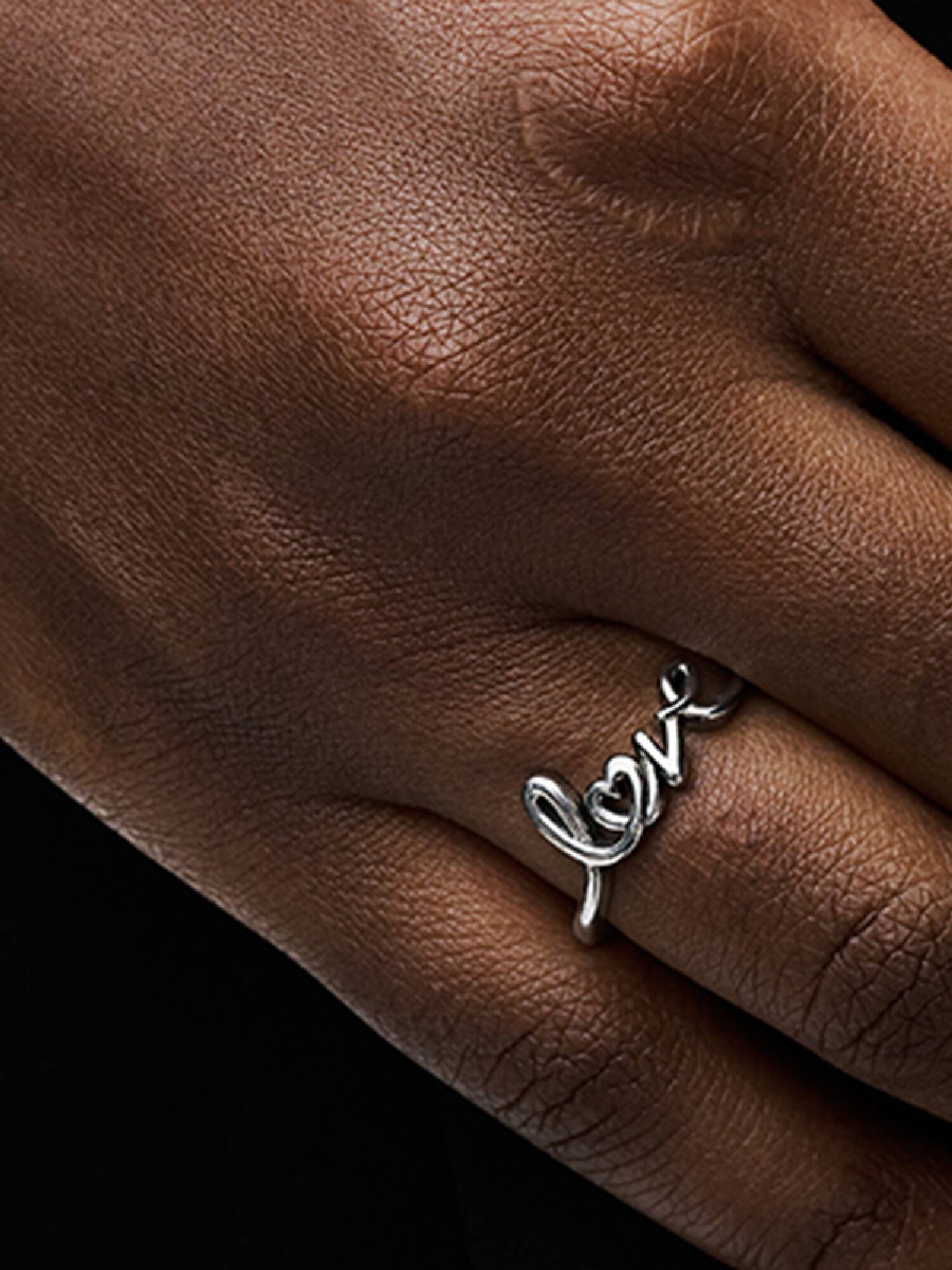 Handgeschrieben Love Ring