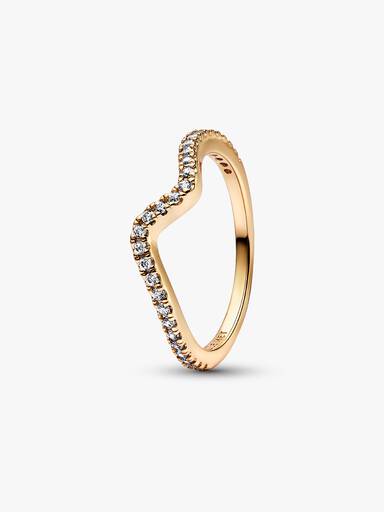 Funkelnde Welle Ring