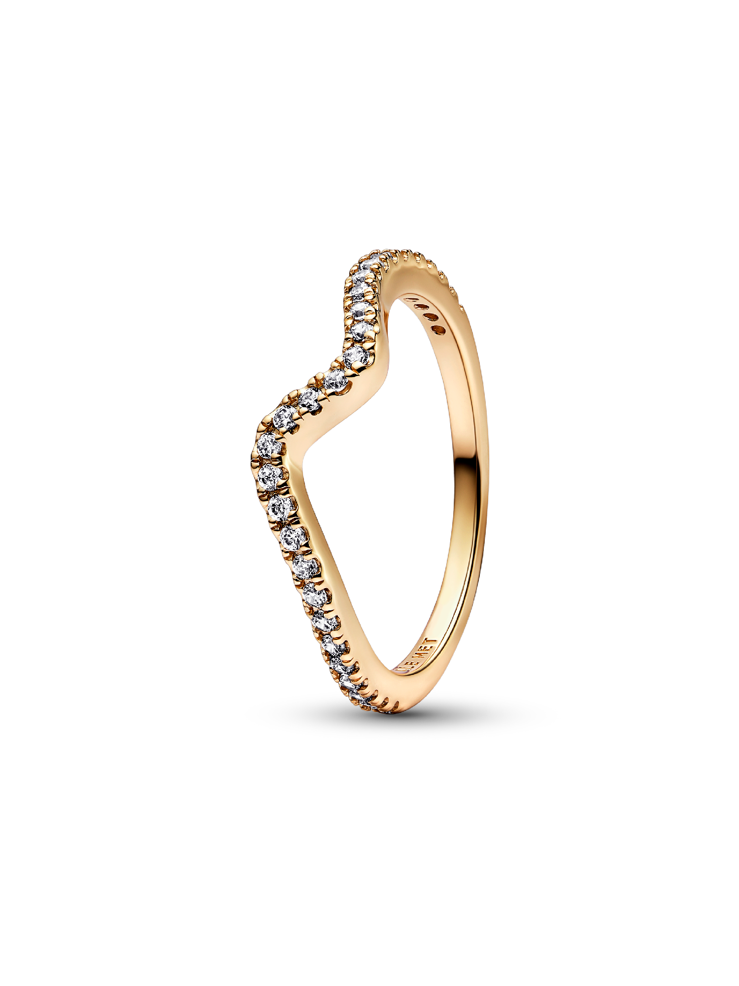 Funkelnde Welle Ring