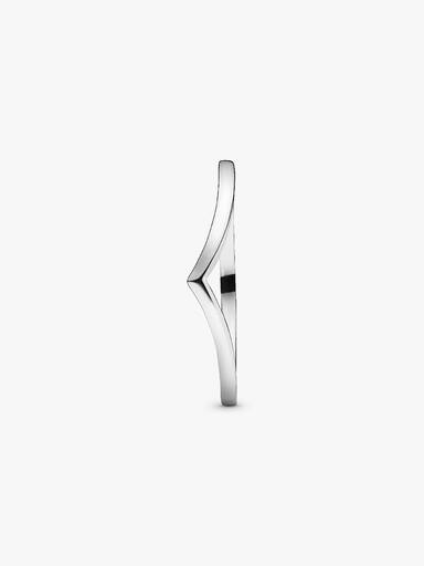 Polierter Wishbone-Ring