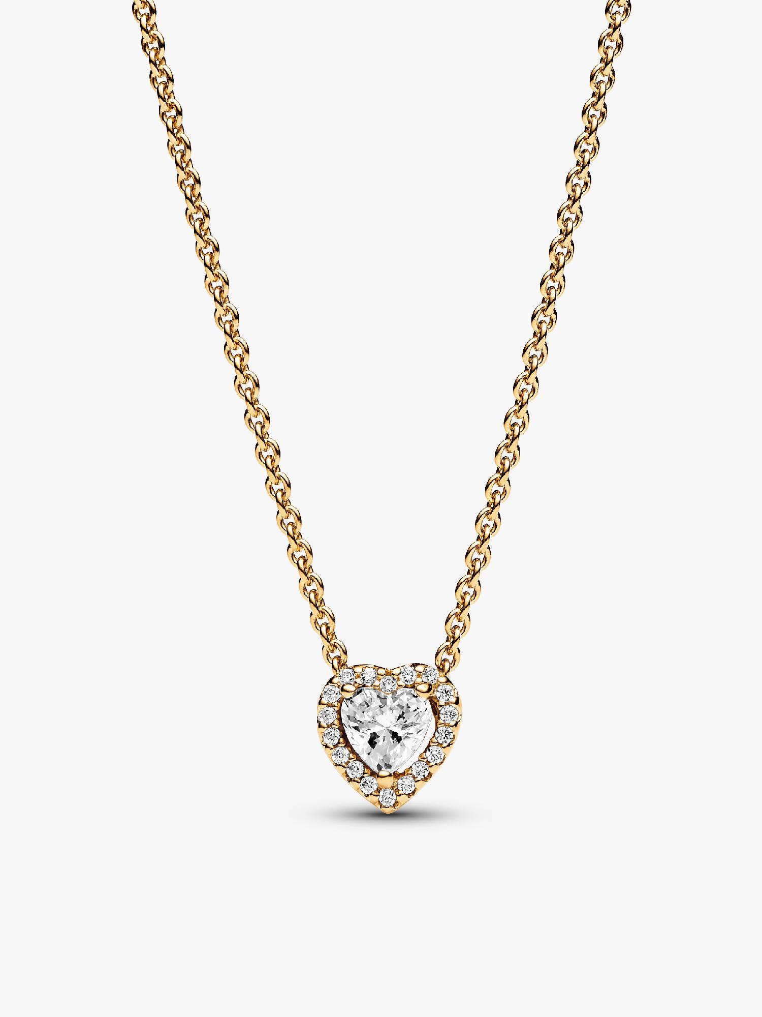 Funkelndes Herz Collier-Halskette
