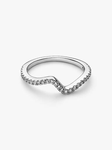 Funkelnde Welle Ring